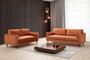 Atelier Del Sofa Sofá de 2 Plazas Naranja 175x90x70cm